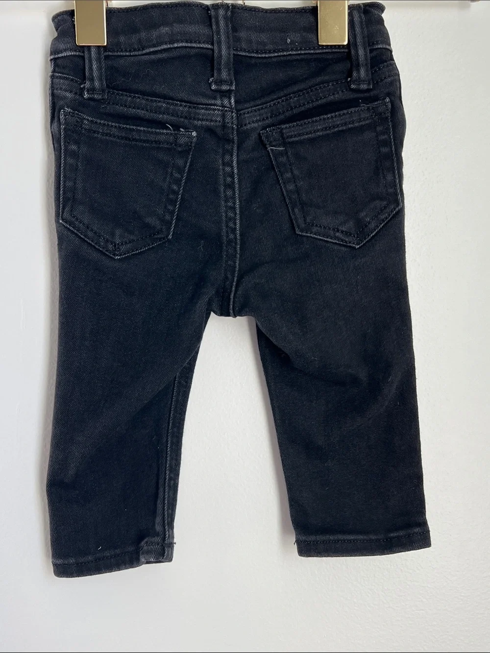 GAP | Baby Black Pull-On Skinny Denim Jeans Size 6-12 Months